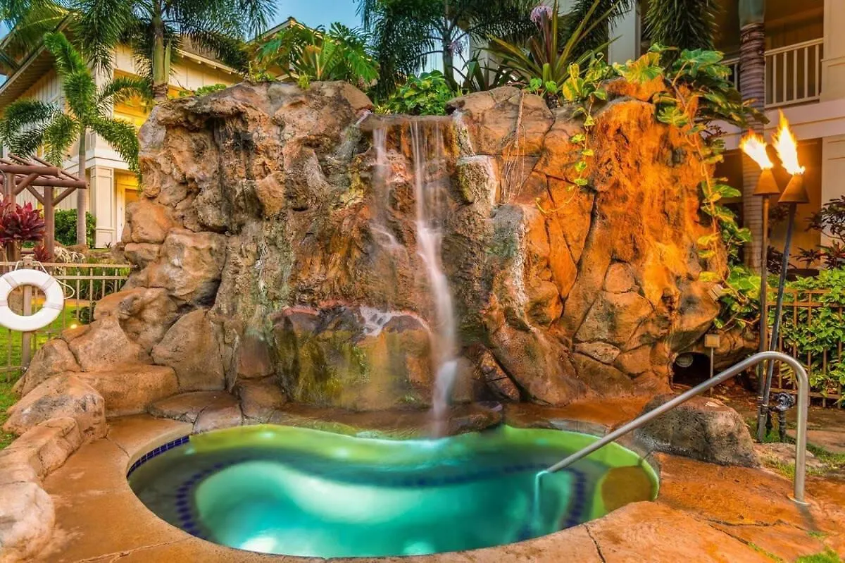 Villa D210 Second Floor 3-Bedroom Poolside Lanai Koloa